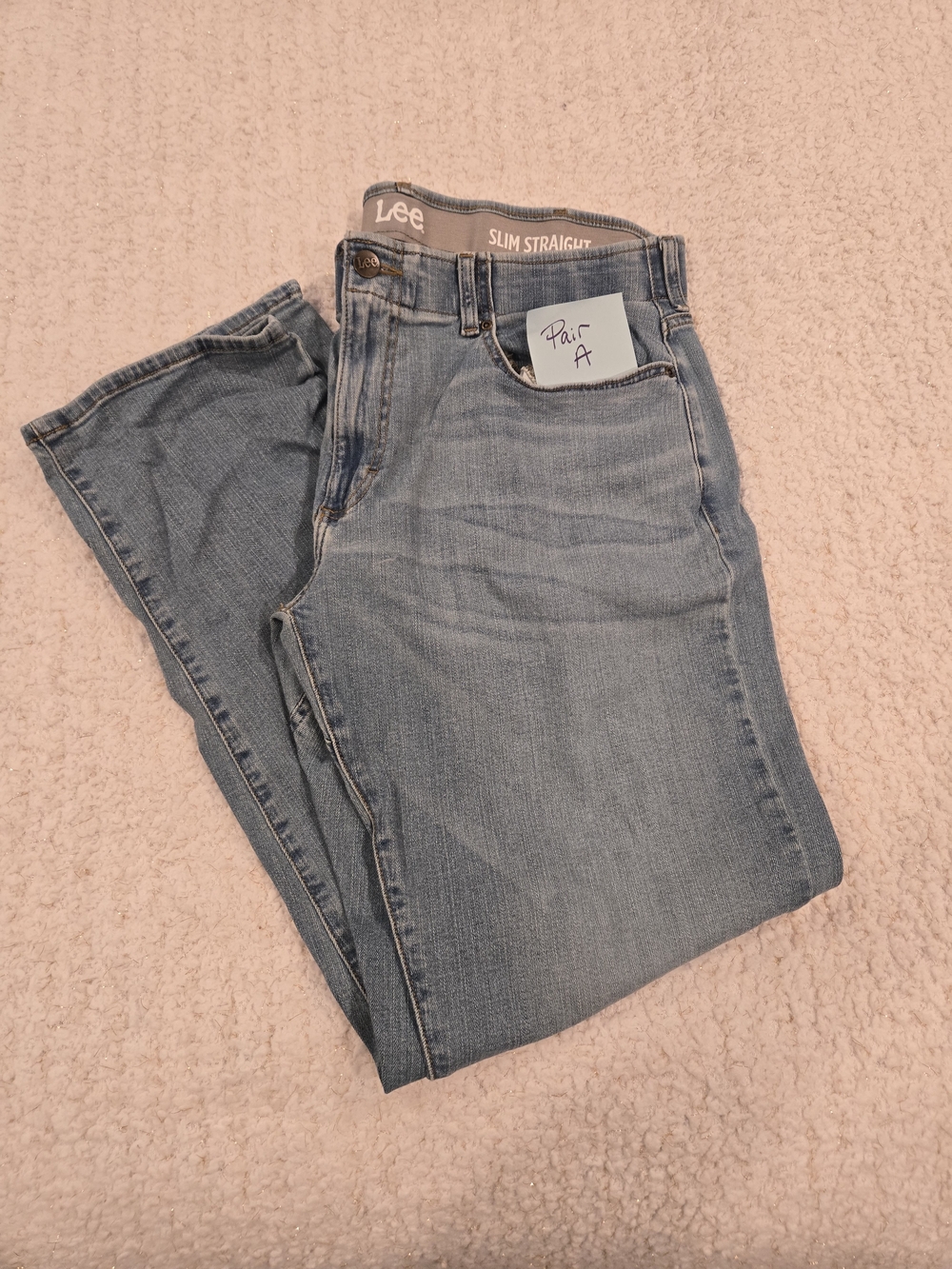 Lee Slim Straight Men’s Light Blue Jeans